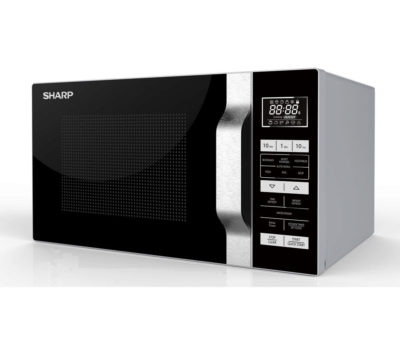 SHARP R860SLM Combination Microwave - Silver & Black SHARP R860SLM Combination Microwave - Silver & Black